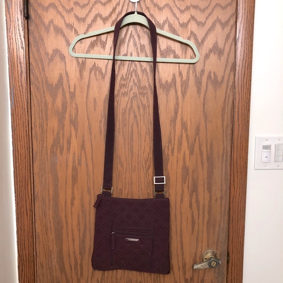 Vera Bradley Handbags - Purple Quilted Vera Bradley Crossbody Bag
